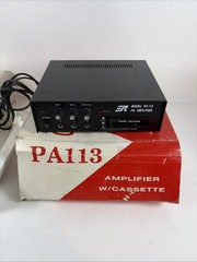 ER P.A. Amplifier PA113 PA-113 Amplifier With Cassette IN BOX NEW