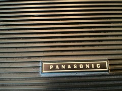 Vintage Panasonic SG-635 Portable Stereo Record Player Phonograph AC/Battery 4-S