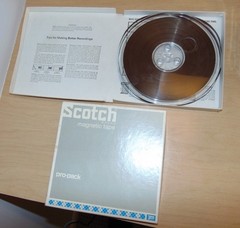 Lot of 2 Scotch B-7 Pro-Pack 1800 Ft Magnetic 7 Inch Reel to Reel Recording tape