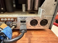 Bell Sound Mark 80 EL34 Tube PA Amplifier Microphone