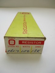 OHMITE VITREOUS ENAMELED RESISTOR 0617, 100 WATTS 15K OHMS, 270-100M-40, 79-18