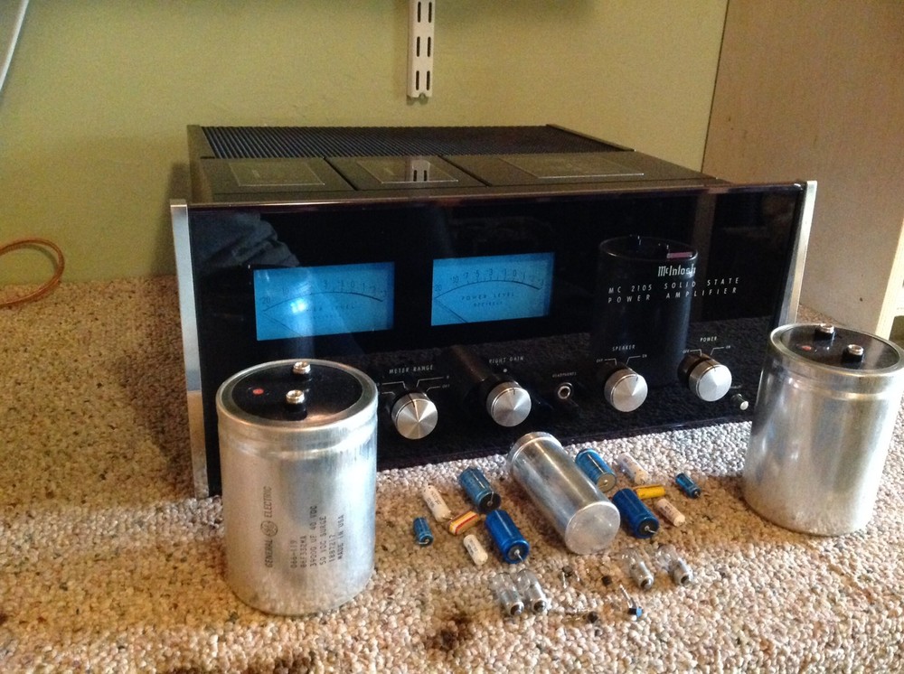 MCINTOSH MC-2105 AND 2100—-REPAIR SERVICE—BENCH DIAGNOSTIC
