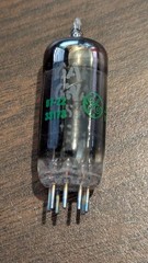 5 Pcs GE JAN 6AH6WA audio radio Preamp Tubes – new from factory case!