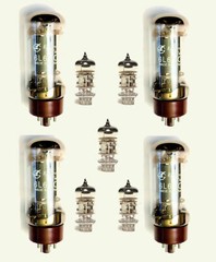 6L6 Quad & 12AX7 / ECC83 x5 Valve kit for Peavey 6505 5150 Guitar Amplifier Tube