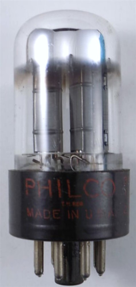 6SN7 GTA TUBE PHILCO TESTED & BOXED VINTAGE COMMERCIAL SURPLUS