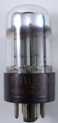 6SN7 GTA TUBE PHILCO TESTED & BOXED VINTAGE COMMERCIAL SURPLUS
