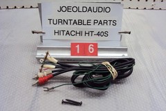 Hitachi HT-40S Turntable RCA Cord, Cartridge Interface, Ground Wire Tested