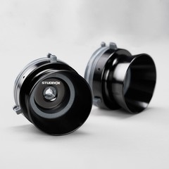 1 Pair Studevox Professional 1/4″ Black NAB Adapters For Reel To Reel Recorders