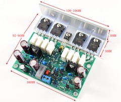 L20 Audio power amplifier 2pcs 350W+350W AMP assembled BOARD 2channel+ HEAT SINK