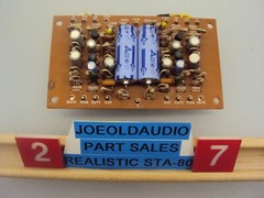 Realistic STA-80 Receiver Pre Amp Board P/N 5018 Tested Parting Out STA-80