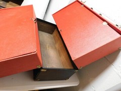 Vintage X Large TV Repair Tubes Wood Carrying Case Television Color Black White