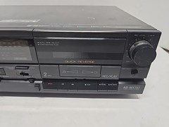 Aiwa AD-WX707U Dual Cassette Deck Parts Repair Powers On Motors Run No Playback