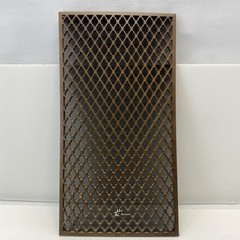 Original Sansui SP-1000 Speaker System Replacement Wood Lattice Grill Brown