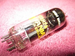 NIB BRIMAR /Sylvania 12BH7A Short Black Plate Halo Get Tube 12BH7 Great Britain