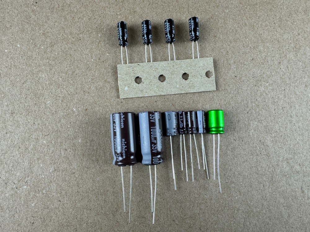 Dual CS 630 Q Recap Kit Capacitors Turntable Speed Repair Set