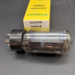 One 5U4GB / 5AS4A Tube, By Amperex, Tall Bottle, New Tube