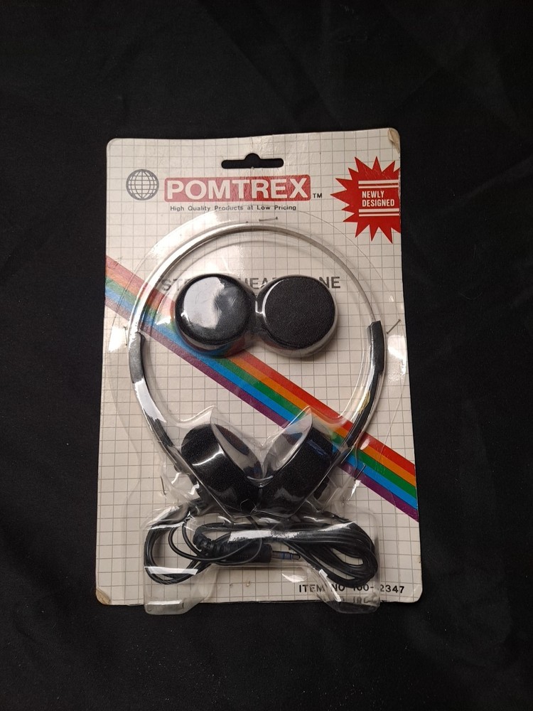 Pomtrex Stereo Headphones (100-01602) Headband Style