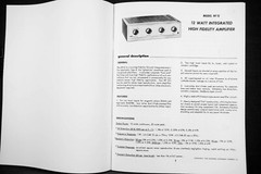 Eico HF-12 mono tube amplifier assembly & operation manual reprint