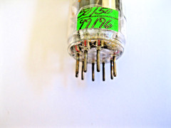 AMPERXE 6DJ8/ECC88 AUDIO VACUUM TUBE MADE IN HOLAND TV-7 TESTED NEW.