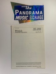 Vintage McIntosh MC 2500 Power Amplifier Schematic Information Folder