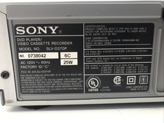 Sony SLV-D370P DVD VCR Hi-Fi Stereo Combo VHS Player w/ RMT-V501E Remote Working