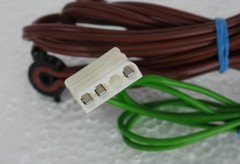 Garrard Zero 100 Turntable Part : AC Power Cord Cable with Ground Cable