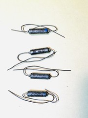 4x NOS Sprague Vitamin Q .001µF 600V PIO Capacitors – Vintage USA