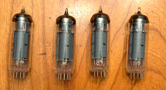 JJ ELECTRONIC VACUUM TUBES EL84 MATCHED SET LOT OF 4 NOS~UNTESTED