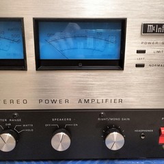 McIntosh MC2500 Silver Power Amplifier Tased Japan 100V + NTI-200 Converter Set