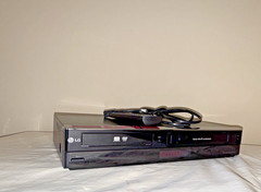 LG RC897T DVD/VCR Recorder 4-Head Hi-Fi HDMI 1080p w/ Power Cord: Parts Only