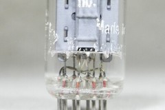Siemens (Telefunken Label) 12AU7/ECC82 Long Plate Angled D-Getter Germany 1956