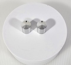 Akai X-300 Reel to Reel VOLUME CONTROL BUTTON KNOBS LEFT RIGHT PARTS