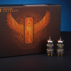 2 x ShuGuang 12AU7-T ECC82 Gold T Grade HIFI Audio Vacuum Tube Premium Electron