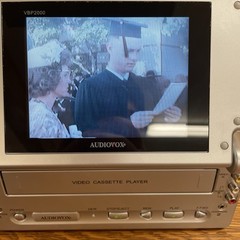 Audiovox VBP2000 Portable VHS Player 5″ Screen TESTED WORKS READ