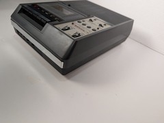 Sharp Cassette Recorder RD-771AV AC Cord Portable Tape Deck Gray Vintage Unit
