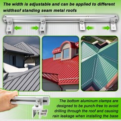 Adjustable Starlink Gen 3 Roof Mount Ybervont Stainless Steel Starlink Mounting