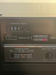 AIWA AD-S10 Vintage 1980s Single Stereo Cassette Deck Tested Works