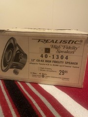 REALISTIC AMERICANA COAXIAL 12 INCH SPEAKER – USA! “TESTED”.