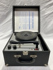 VTG Hamilton Electronics Model 910 Portable Turntable 78, 45, 33 Works