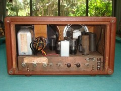 Vintage 1940’s Motorola 7VT5R, Red 7″ Portable TV, #2