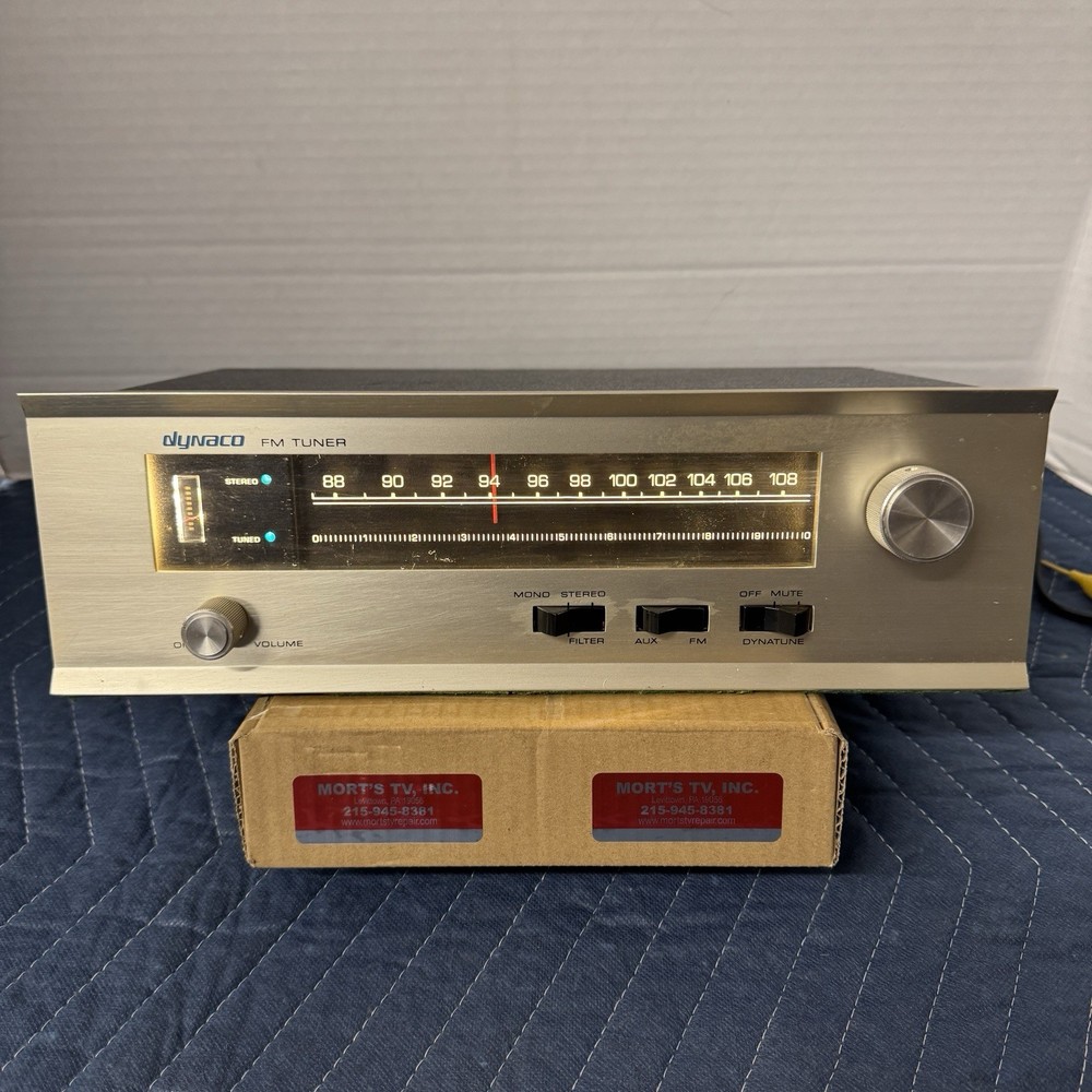 DYNACO FM-5 VINTAGE ANALOG FM STEREO TUNER – SERVICED – CLEANED – TESTED