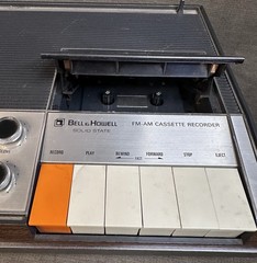 Bell & Howell Solid State FM AM Cassette Recorder #3000 Japan Vintage Rare HTF