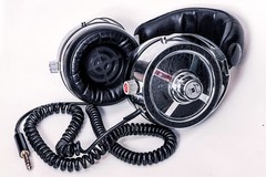 Vintage Sound Dynamic MD-2STV Headphones MODIFIED and WORKING great sound!
