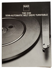 NAD 5120 Semi-Auto Belt Drive Turntable Sales Brochure Specification Canada