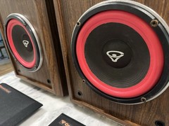 Cerwin Vega AT-8 Vintage 2-WAY Floor Speakers Refoamed Woofers Tested Late 1980s