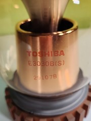 VERY RARE Toshiba High Power Transmitting Tube E3030B(S) Rectifier Med Steampunk