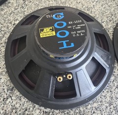 2 Vintage JBC Cool EX-1550 Pro 15″ Woofer 4 Ohms 360 Watts Speakers