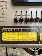 Working Triplett Model 3413-A Tube Tester