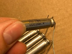 5 Vintage 1970s Sprague 100 uf 50v Axial 30D Tube Amp Capacitors TEST GOOD 1 NOS