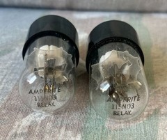 Amperite 115N03 Thermal Time Delay Relays Vacuum Tubes w/ Original Boxes – Pair